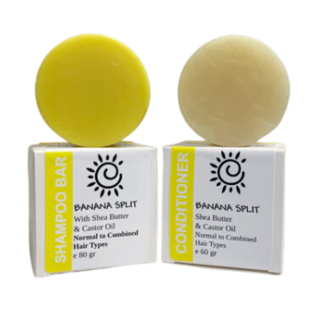 Solid Shampoo & Conditioner COMBO [1 x Shampoo Bar + 1 x Conditioner Bar]-Solid Shampoo Conditioner Bar-Elena Bath and Body-natural-solid-shampoo-conditioner-curly-hair-ph-balanced-made-in-australia