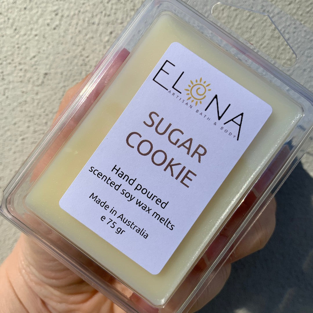 Sugar Cookie Melt-Soy Wax Melts-Elena Bath and Body-natural-eco-friendly-pure-strong-fragrance-long-lasting-handmade-in-australia