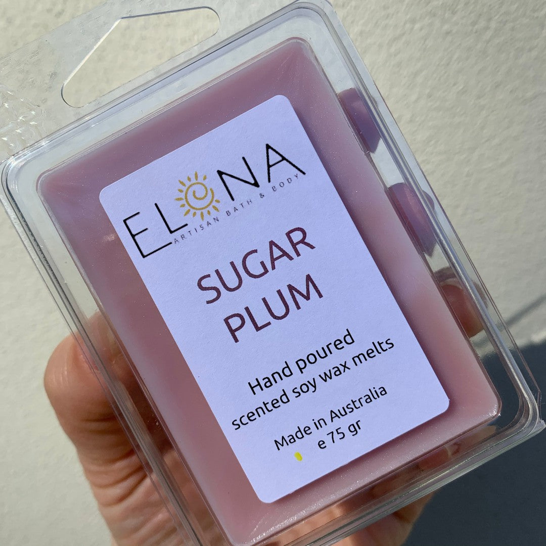 Sugar Plum Melt-Soy Wax Melts-Elena Bath and Body-natural-eco-friendly-pure-strong-fragrance-long-lasting-handmade-in-australia