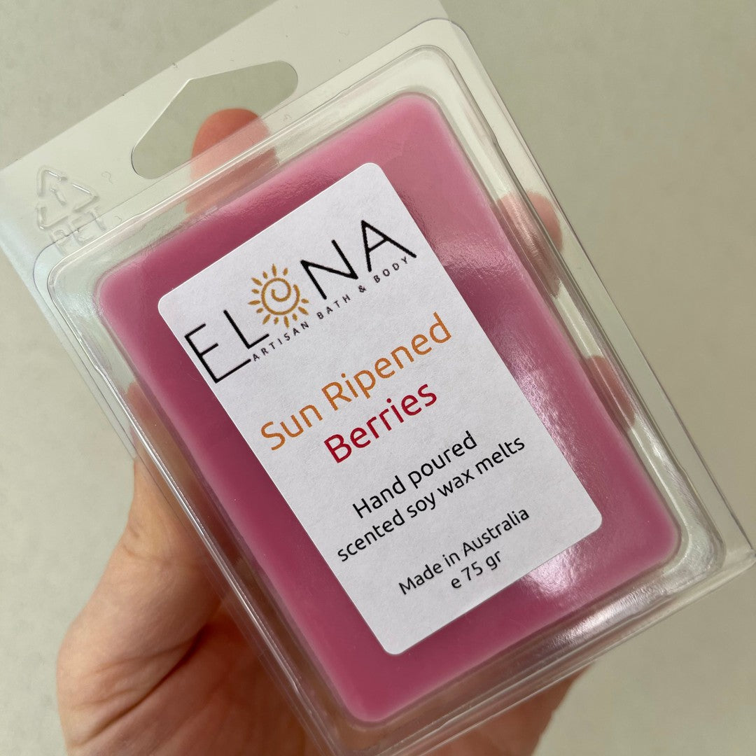 Sun Ripened Berries Melt-Soy Wax Melts-Elena Bath and Body-natural-eco-friendly-pure-strong-fragrance-long-lasting-handmade-in-australia