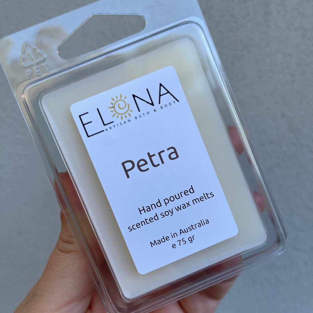 Sweet Frankincense & Myrrh Melt (Petra)-Soy Wax Melts-Elena Bath and Body-natural-eco-friendly-pure-strong-fragrance-long-lasting-handmade-in-australia