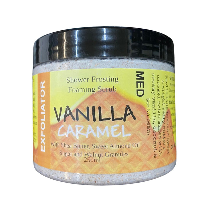 Vanilla Caramel - Shower Frosting-Body Scrub-Elena Bath and Body-natural-body-scrub-exfoliator-make-up-remover-made-in-australia