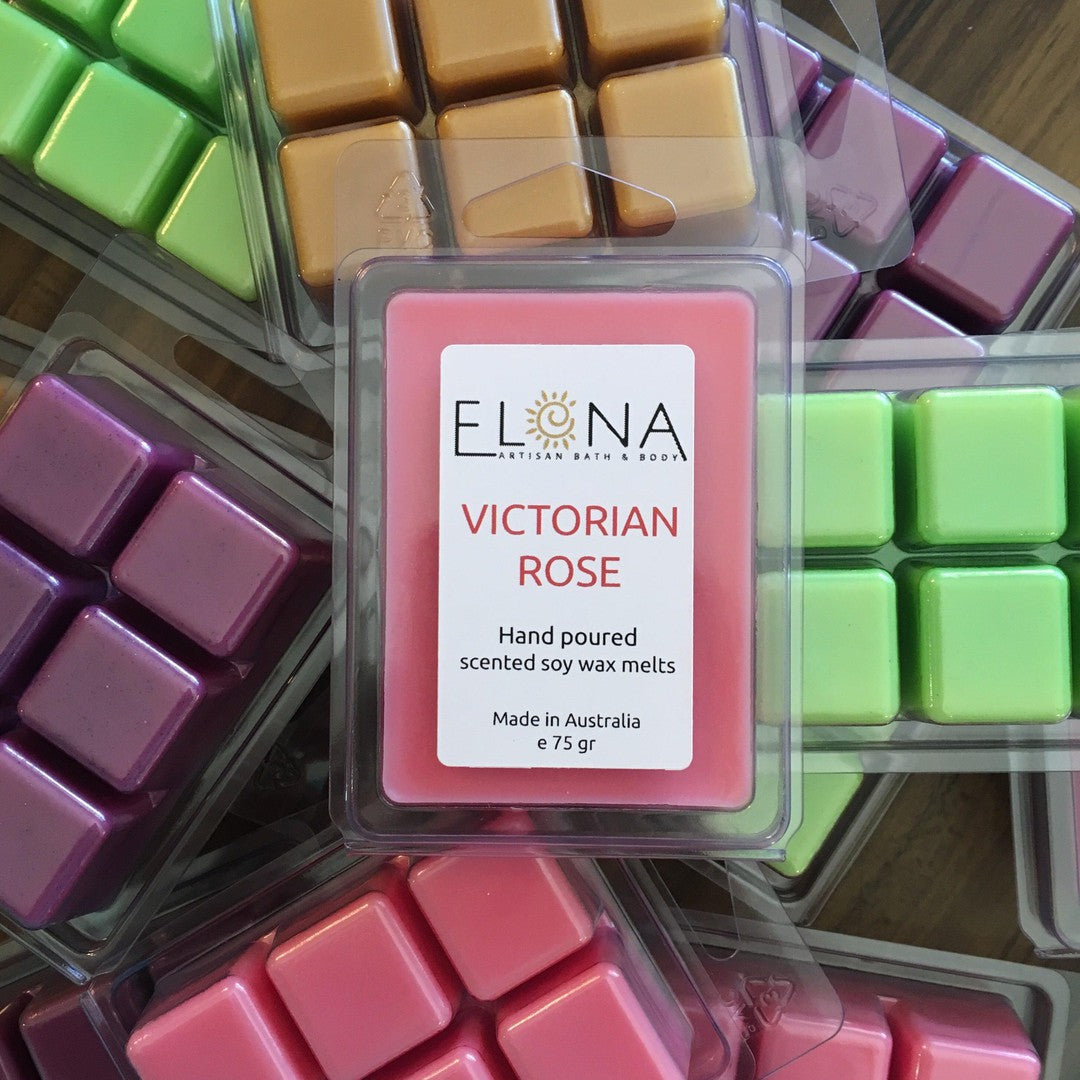 Victorian Rose Melt-Soy Wax Melts-Elena Bath and Body-natural-eco-friendly-pure-strong-fragrance-long-lasting-handmade-in-australia