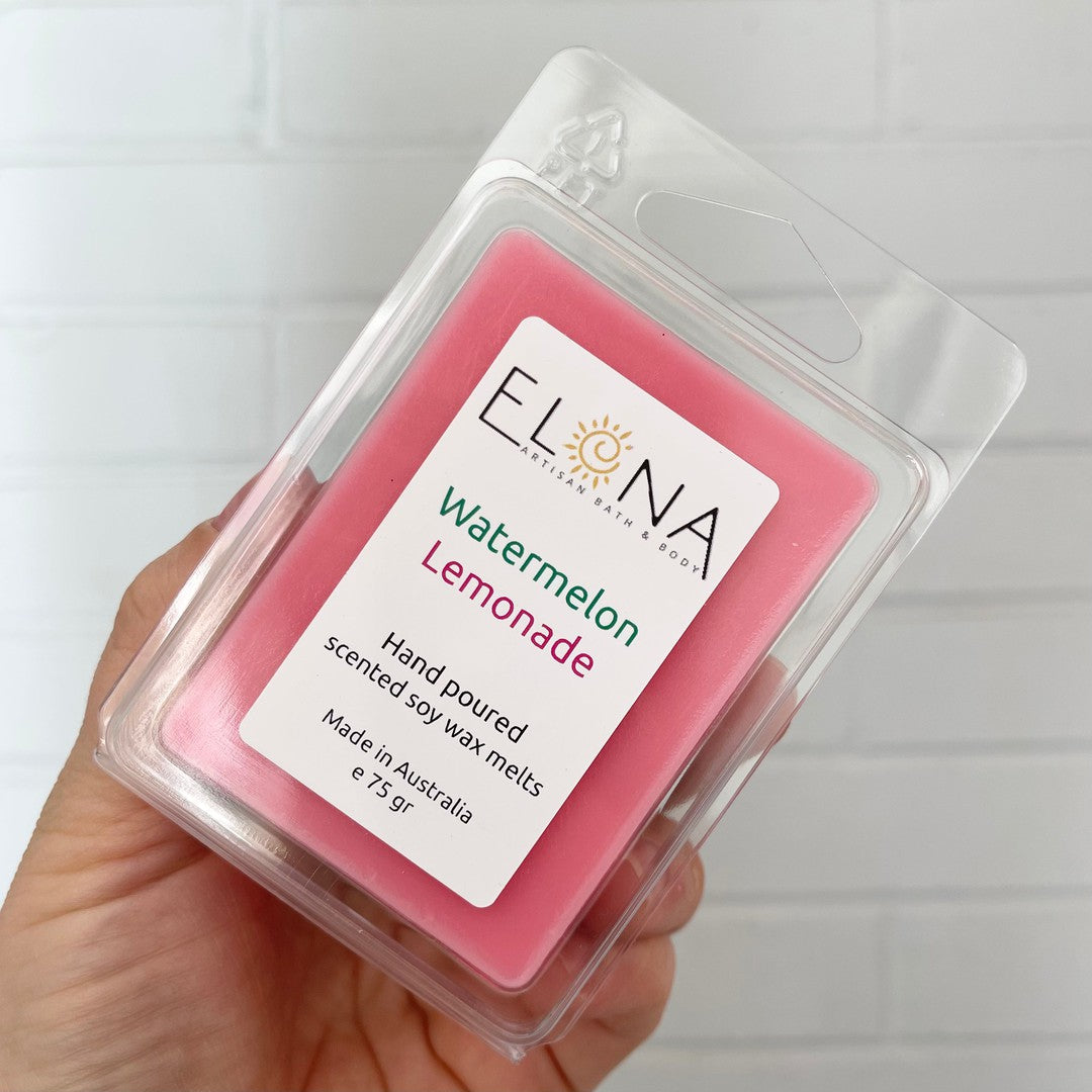 Watermelon Lemonade Melt-Soy Wax Melts-Elena Bath and Body-natural-eco-friendly-pure-strong-fragrance-long-lasting-handmade-in-australia