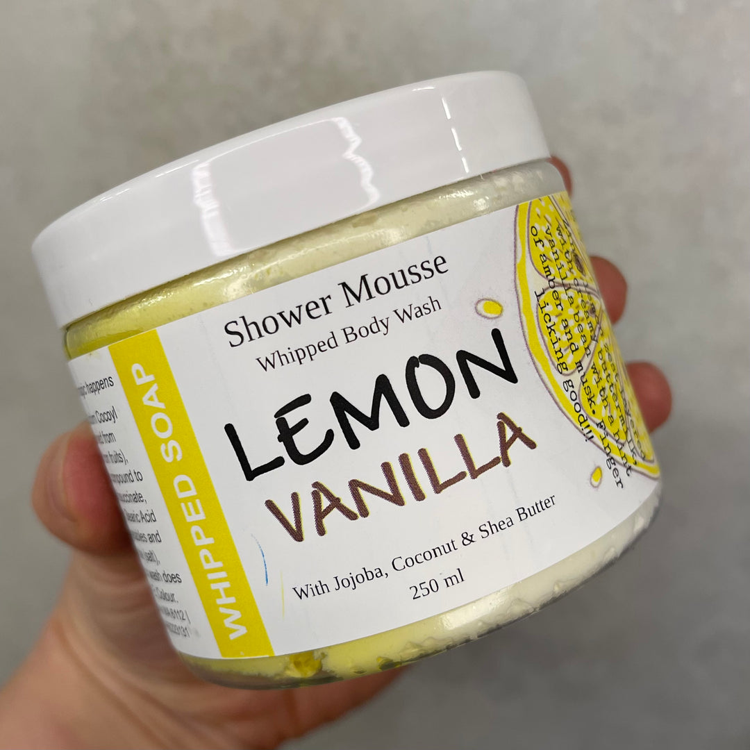 Lemon Vanilla Shower Mousse